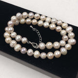 {ELEISPL] Wholesale 5 Strands 9mm Natural Mixed Freshwater Pearl Necklace  #220100382