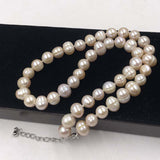 {ELEISPL] Wholesale 5 Strands 9mm Natural Mixed Freshwater Pearl Necklace  #220100382