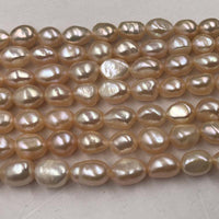 Wholesale NATURAL Colours Baroque Freshwater Pearl Loose Strings #22010398-4