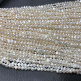 ELEISPL Newly Lots 20 Strands 4-5mm Near Nugget Shape White Freshwater Pearls Strings