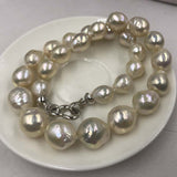 ELEISPL JEWELRY Gorgeous Rainbow Luster 11-15mm Baroque Drop Pearls Necklace #22010419