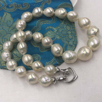 ELEISPL JEWELRY Gorgeous Rainbow Luster 11-15mm Baroque Drop Pearls Necklace #22010419