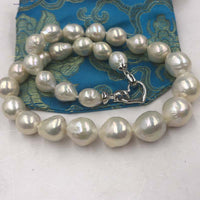 ELEISPL JEWELRY Gorgeous Rainbow Luster 11-15mm Baroque Drop Pearls Necklace #22010419