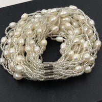 ELEISPL JEWELRY wholesale 50 Qty freshwater pearl Bracelets.#2201425-2