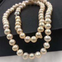 [ELEISPL] Natural Rainbow Baroque Potato Pearl Necklace 6mm 42cm Long #22010042