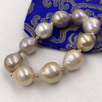 wholesale 6 Pieces Different Style Natural Furrow Kasumi FW Pearl Bracelets #22000436