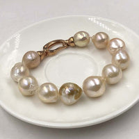 wholesale 6 Pieces Different Style Natural Furrow Kasumi FW Pearl Bracelets #22000436