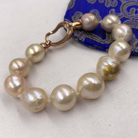 wholesale 6 Pieces Different Style Natural Furrow Kasumi FW Pearl Bracelets #22000436