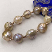 wholesale 6 Pieces Different Style Natural Furrow Kasumi FW Pearl Bracelets #22000436