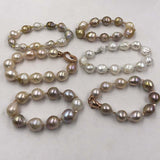 wholesale 6 Pieces Different Style Natural Furrow Kasumi FW Pearl Bracelets #22000436