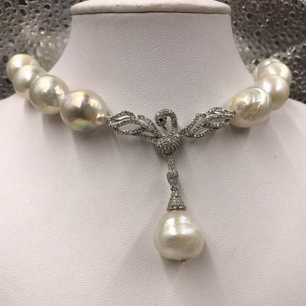 ELEISPL JEWELRY Amazing Newly Style 11-14MM Baroque Pearl Pendants #22000439