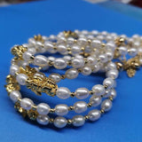 wholesale 1000 pcs white freshwater pearl bracelets USD2499 free shipping