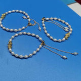 wholesale 1000 pcs white freshwater pearl bracelets USD2499 free shipping