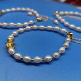 wholesale 1000 pcs white freshwater pearl bracelets USD2499 free shipping