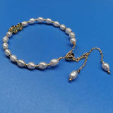 wholesale 1000 pcs white freshwater pearl bracelets USD2499 free shipping