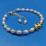 wholesale 1000 pcs white freshwater pearl bracelets USD2499 free shipping