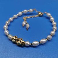 wholesale 1000 pcs white freshwater pearl bracelets USD2499 free shipping