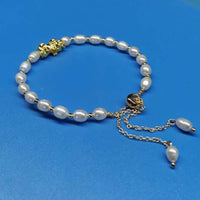 wholesale 1000 pcs white freshwater pearl bracelets USD2499 free shipping