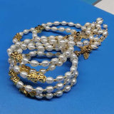 wholesale 1000 pcs white freshwater pearl bracelets USD2499 free shipping