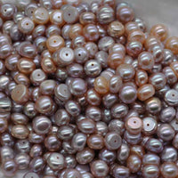 wholesale 100 pcs flat button 7.5-8mm freshwater pearl