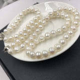 Wholesale 8mm White Freshwater Pearls Jewelry Necklace Bracelet Sets Etc #22000465-30