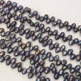 ELEISPL Wholesale Vairous Colors Loose Pearls Strings Potato Shape #22000472