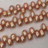 ELEISPL Wholesale Vairous Colors Loose Pearls Strings Potato Shape #22000472