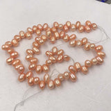 ELEISPL Wholesale Vairous Colors Loose Pearls Strings Potato Shape #22000472