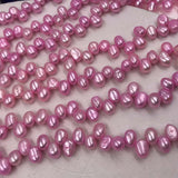 ELEISPL Wholesale Vairous Colors Loose Pearls Strings Potato Shape #22000472