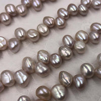 ELEISPL Wholesale Vairous Colors Loose Pearls Strings Potato Shape #22000472