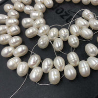 ELEISPL Wholesale Vairous Colors Loose Pearls Strings Potato Shape #22000472