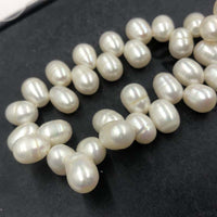 ELEISPL Wholesale Vairous Colors Loose Pearls Strings Potato Shape #22000472