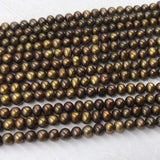 ELEISPL JEWELRY Wholesale 5-6mm Dark Colours Freshwater Cultured Pearls Loose Strings #22000478-3