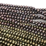 ELEISPL JEWELRY Wholesale 5-6mm Dark Colours Freshwater Cultured Pearls Loose Strings #22000478-3