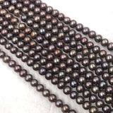 ELEISPL JEWELRY Wholesale 5-6mm Dark Colours Freshwater Cultured Pearls Loose Strings #22000478-3