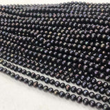 ELEISPL JEWELRY Wholesale 20 Strands 6mm Black Freshwater Pearls Free Shipping #22000477