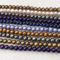 ELEISPL JEWELRY Wholesale 30 Strands 7-8mm Mixed Freshwater Pearls Free Shipping #22000478-2