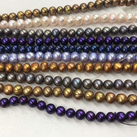 ELEISPL JEWELRY Wholesale 30 Strands 7-8mm Mixed Freshwater Pearls Free Shipping #22000478-2