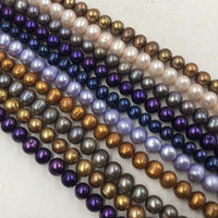 ELEISPL JEWELRY Wholesale 30 Strands 7-8mm Mixed Freshwater Pearls Free Shipping #22000478-2