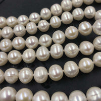 [ELEISPL]  50" Long Sweater Freshwater White Pearl Endless Style Necklace 9mm #22010047 Free Shipping