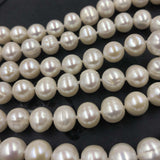 [ELEISPL]  50" Long Sweater Freshwater White Pearl Endless Style Necklace 9mm #22010047 Free Shipping