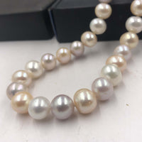 [ELEISPL] Luster 10-11mm Multi Colours Genuine Pearl Necklace #22010048