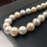 [ELEISPL] Luster 10-11mm Multi Colours Genuine Pearl Necklace #22010048