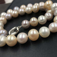 [ELEISPL] Luster 10-11mm Multi Colours Genuine Pearl Necklace #22010048