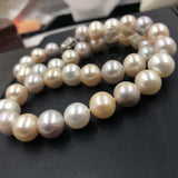 [ELEISPL] Luster 10-11mm Multi Colours Genuine Pearl Necklace #22010048