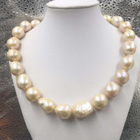 [ELEISPL] Huge 14-20mm Baroque Pearl Necklace #22010051