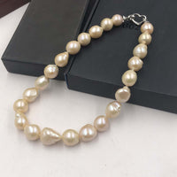 [ELEISPL] Huge 14-20mm Baroque Pearl Necklace #22010051