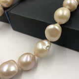 [ELEISPL] Huge 14-20mm Baroque Pearl Necklace #22010051