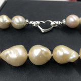 [ELEISPL] Huge 14-20mm Baroque Pearl Necklace #22010051