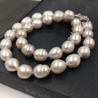 [ELEISPL] 10-11MM Light Purple Freshwater Pearl Necklace #22010053